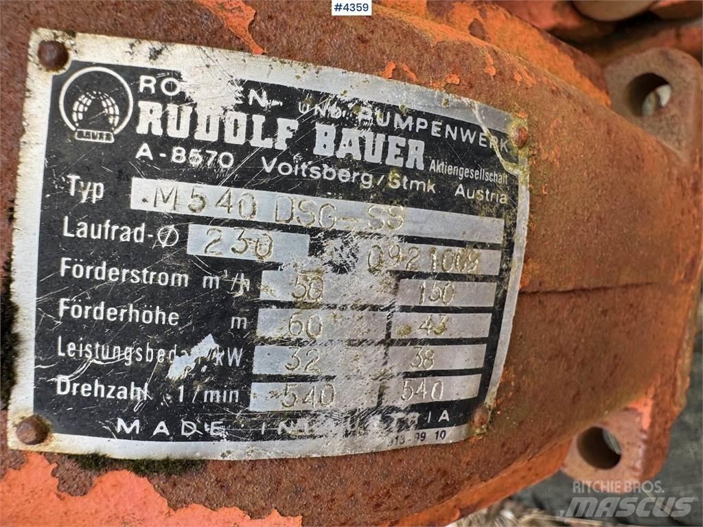 Bauer M540 Kalové cisterny