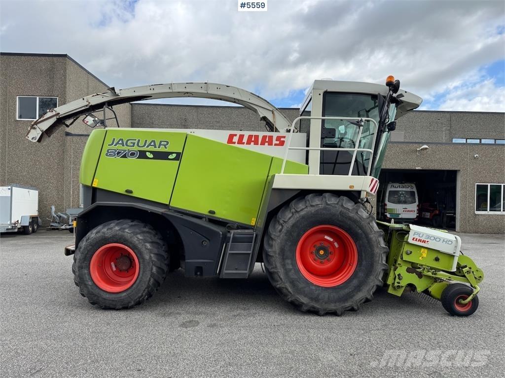 CLAAS Jaguar 870 Další vyorávače, příslušenství