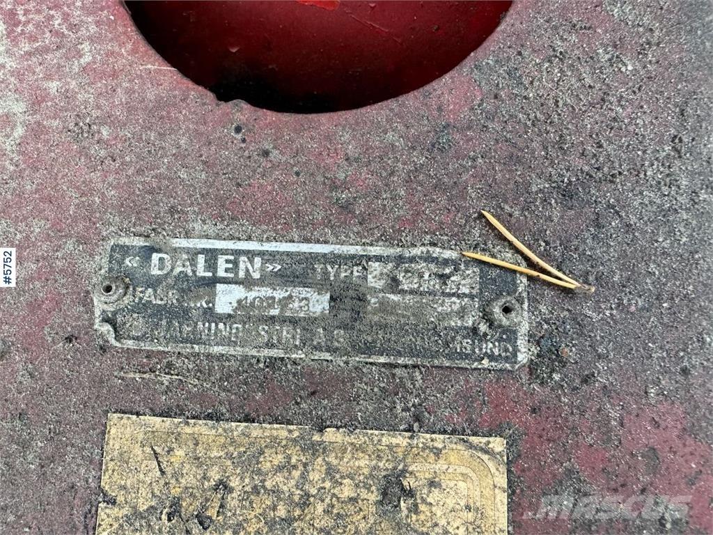 Dalen 1278 Sněžné pluhy, přední sněhové radlice