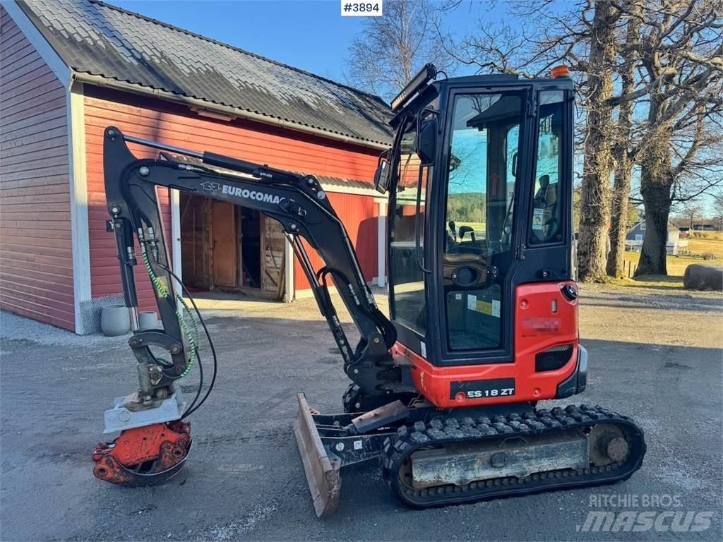 Euromach ES18ZT Pásová rýpadla