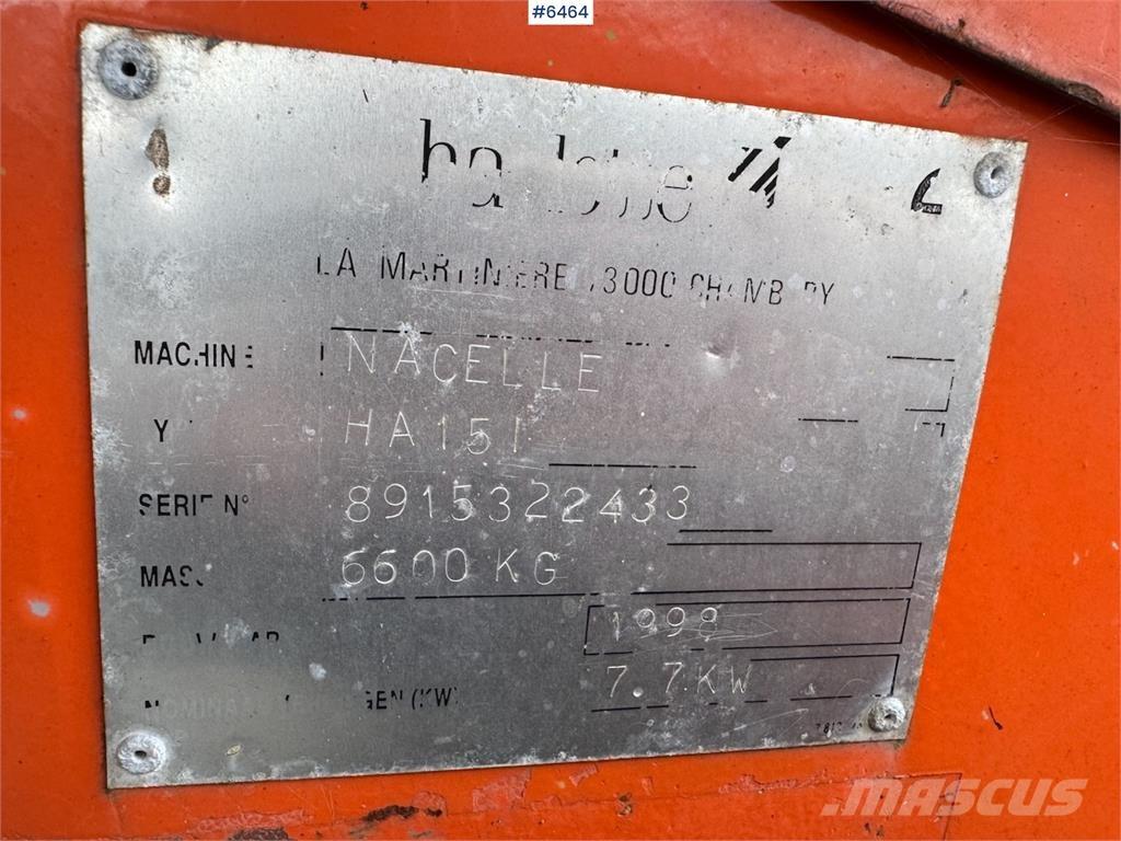 Haulotte HA 15 I Další zvedače a plošiny