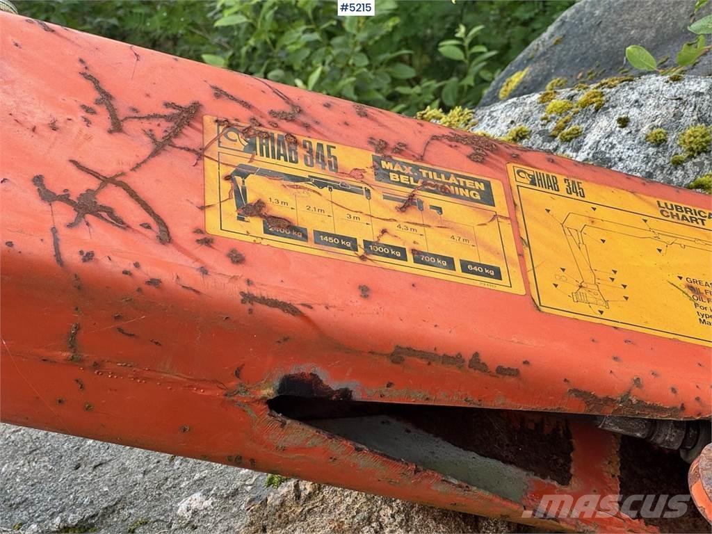Hiab 345 Ostatní komponenty