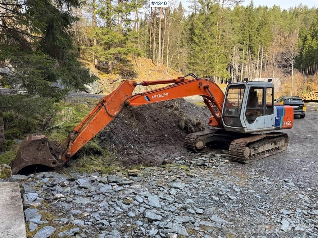 Hitachi EX120-2 Pásová rýpadla
