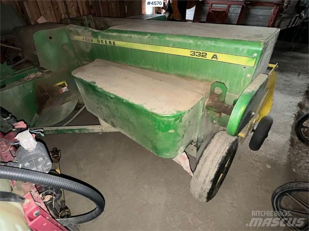 John Deere 332 A Další vyorávače, příslušenství