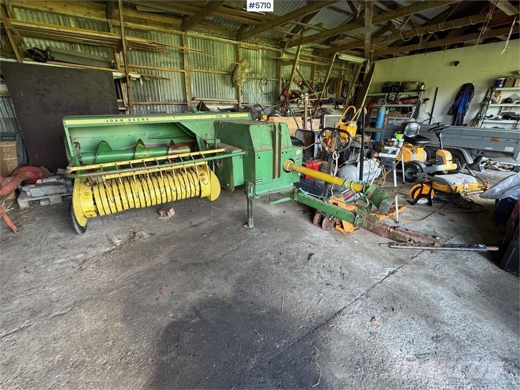 John Deere 336 Další vyorávače, příslušenství