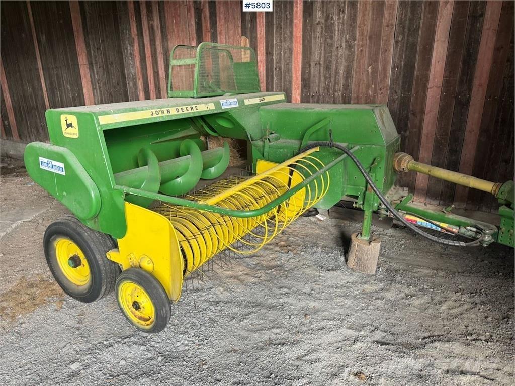 John Deere 342 Další vyorávače, příslušenství