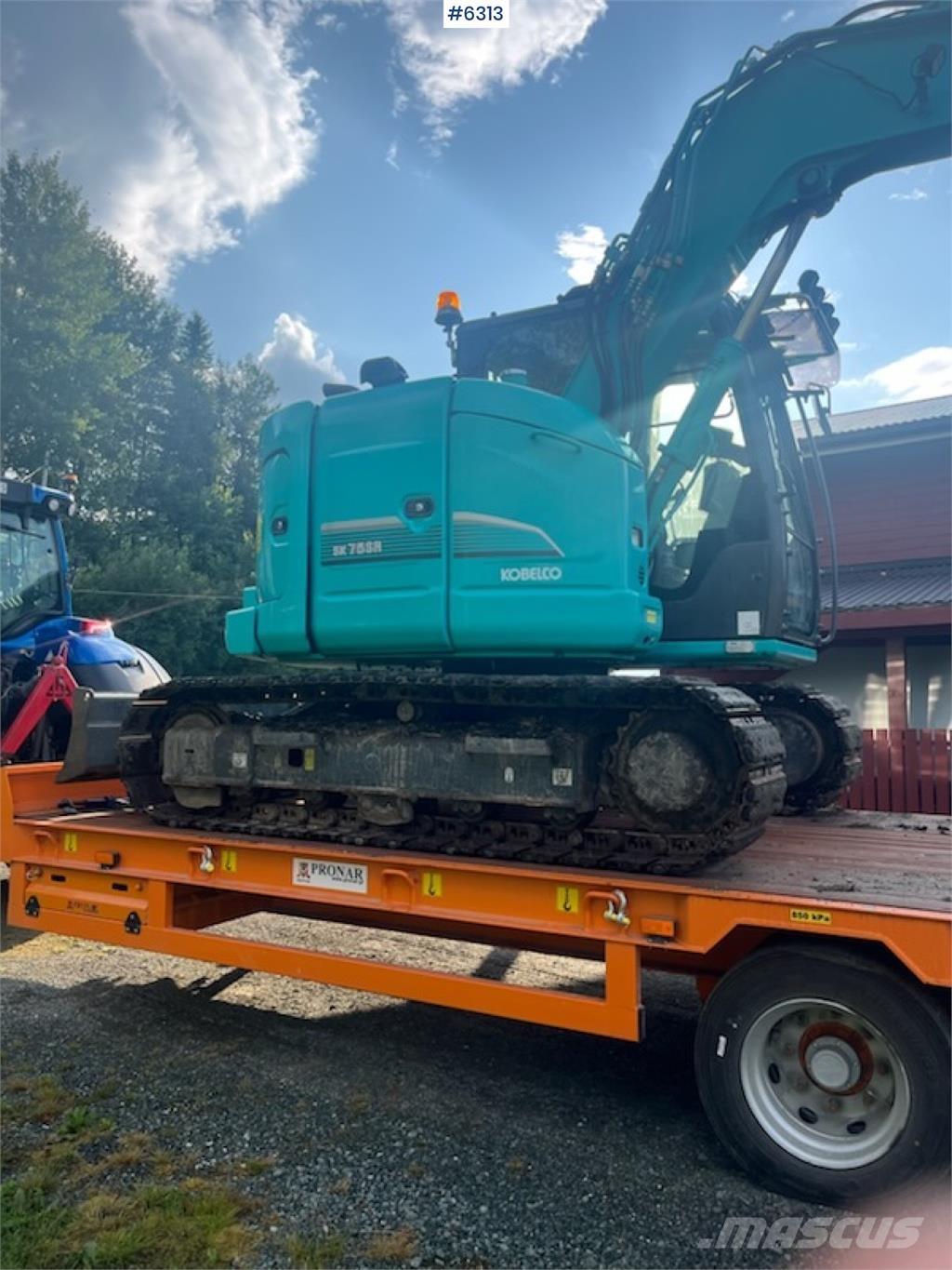 Kobelco SK75SR-3E Pásová rýpadla