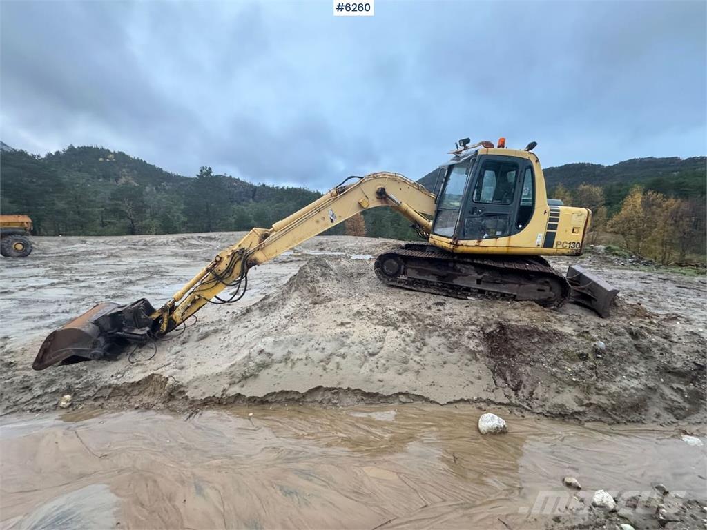 Komatsu PC130-6K Pásová rýpadla