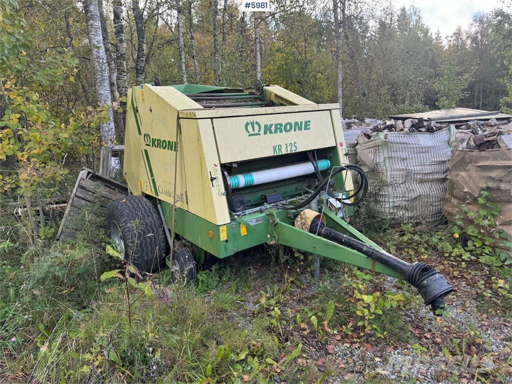 Krone KR 125 Další vyorávače, příslušenství