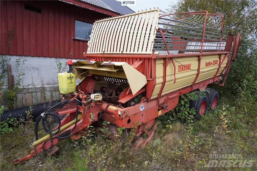 Krone Turbo 2500T Další vyorávače, příslušenství