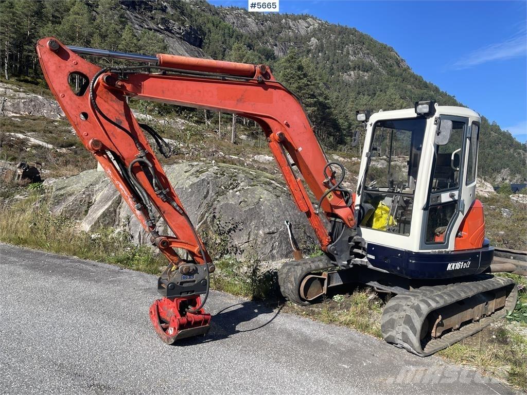 Kubota KX 161-3 Pásová rýpadla