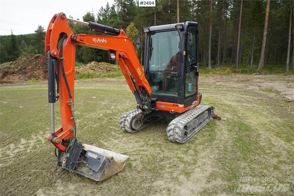 Kubota U27-4 Pásová rýpadla