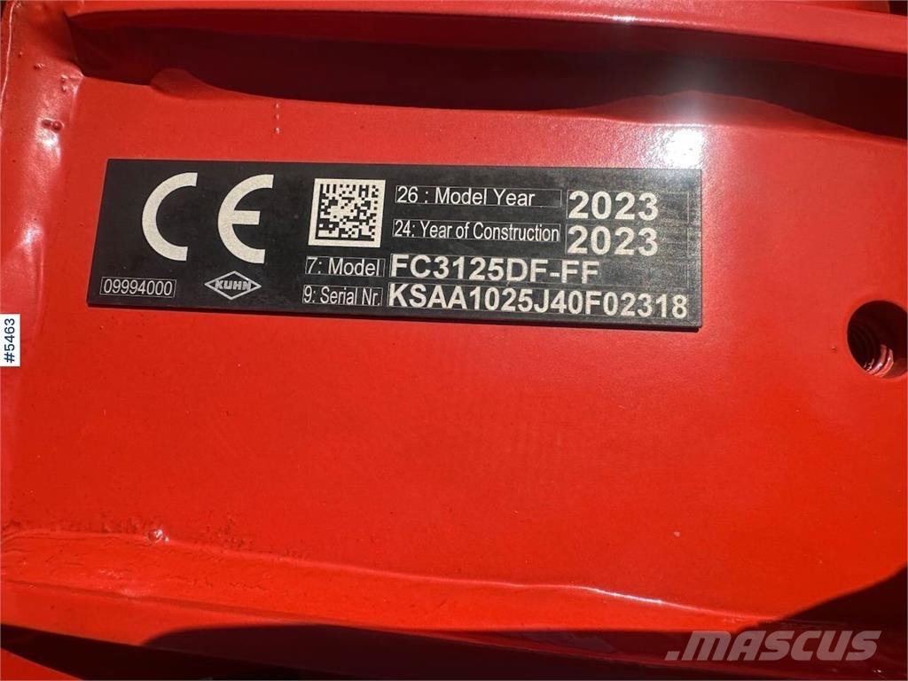 Kuhn FC3125DF Další vyorávače, příslušenství