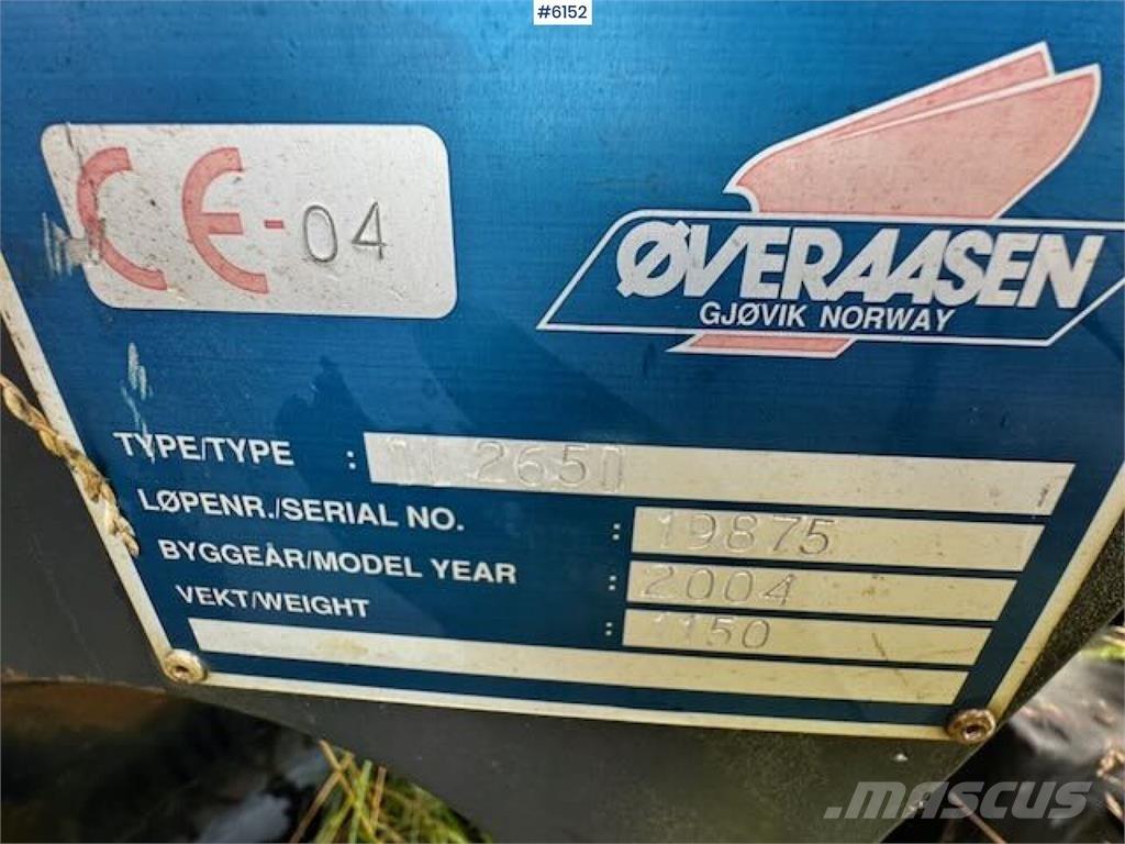  Øveraasen 2651 Sněžné pluhy, přední sněhové radlice