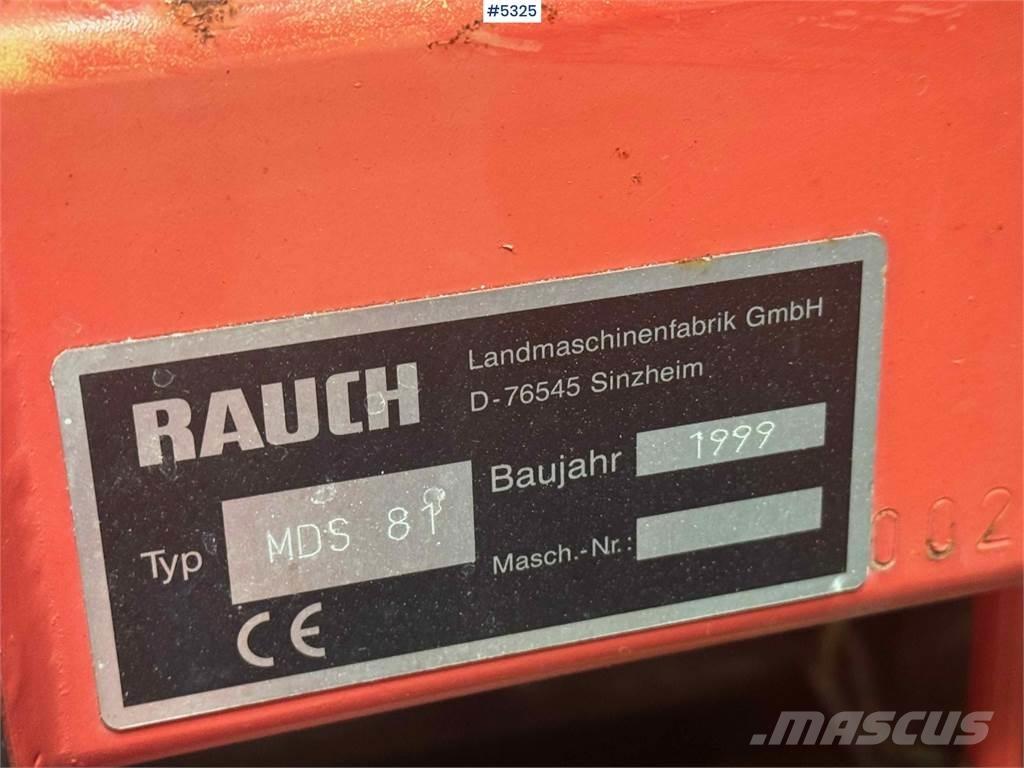 Rauch MDS 81 Mechanické secí stroje