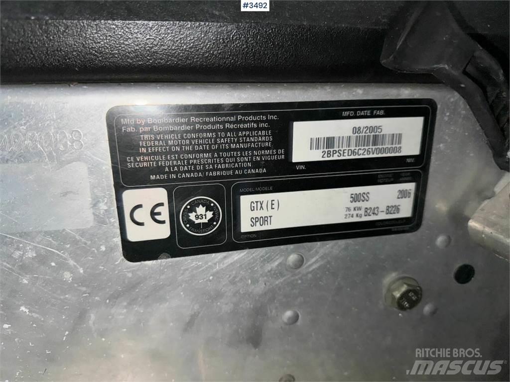 Ski-doo GTX Terénní vozidla