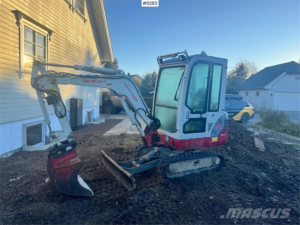 Takeuchi TB219 Pásová rýpadla
