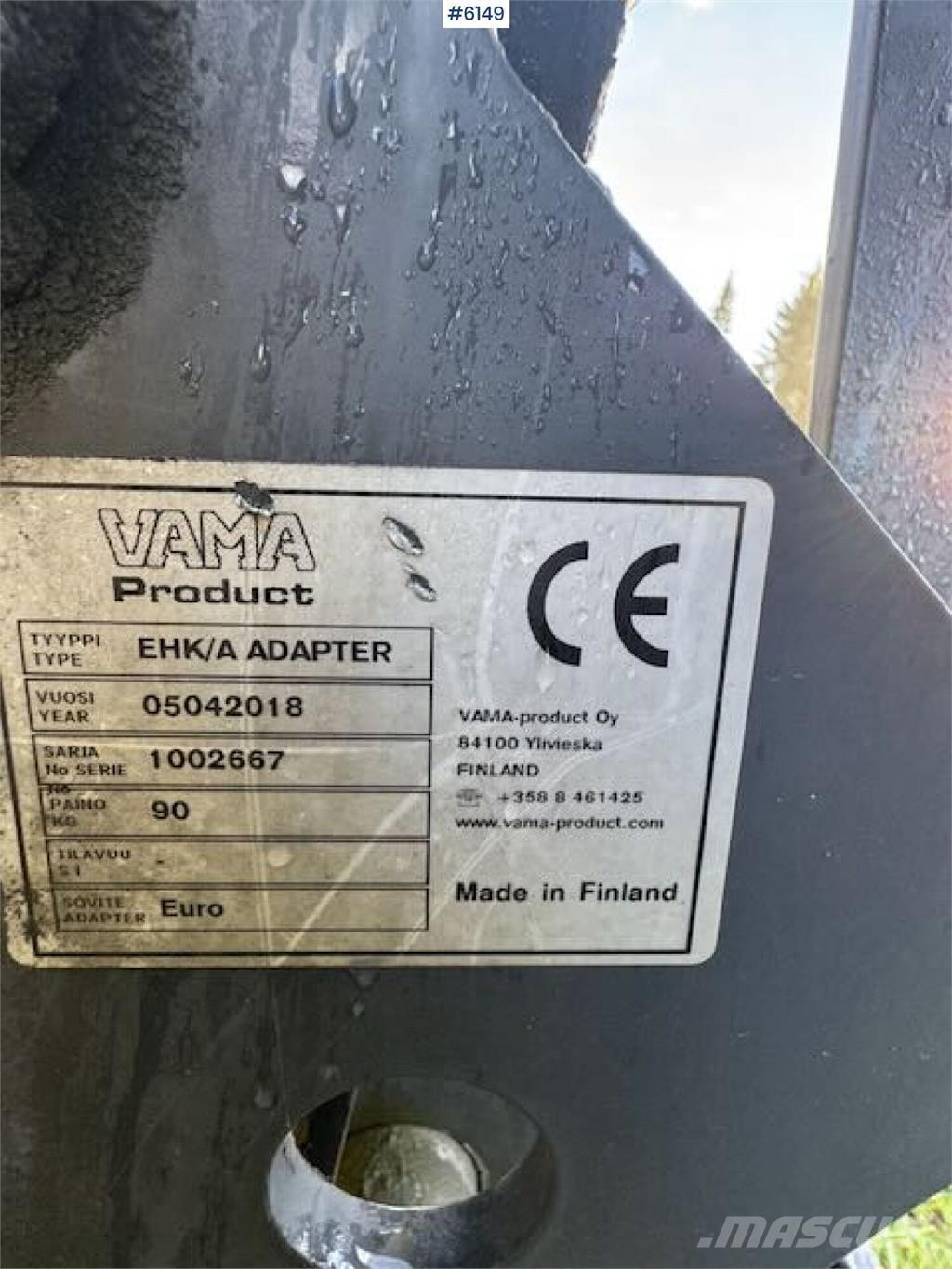 Vama Frontkost Tažené postřikovače