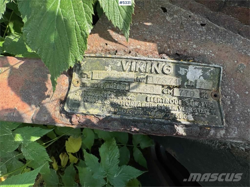 Viking L275E Sněžné pluhy, přední sněhové radlice