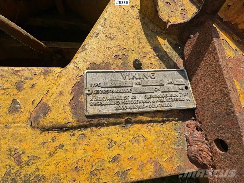 Viking U275E Sněžné pluhy, přední sněhové radlice