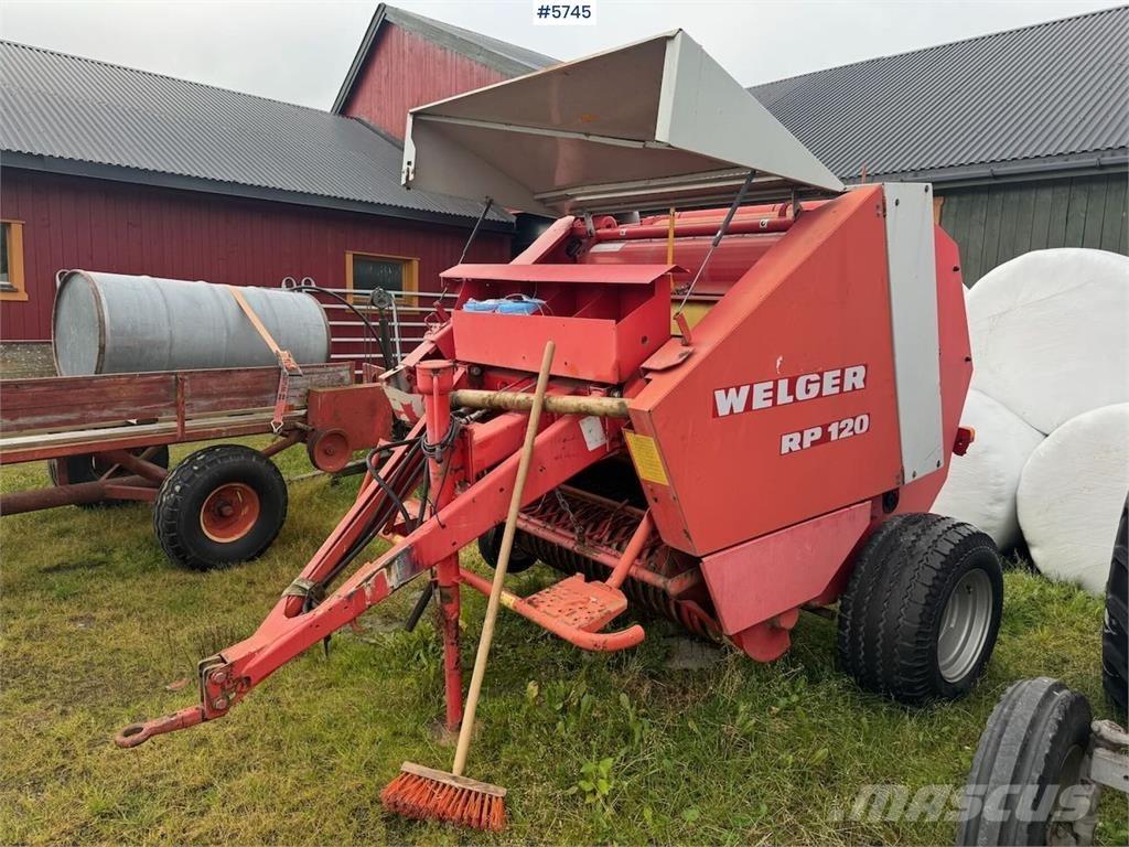 Welger RP120 Další vyorávače, příslušenství