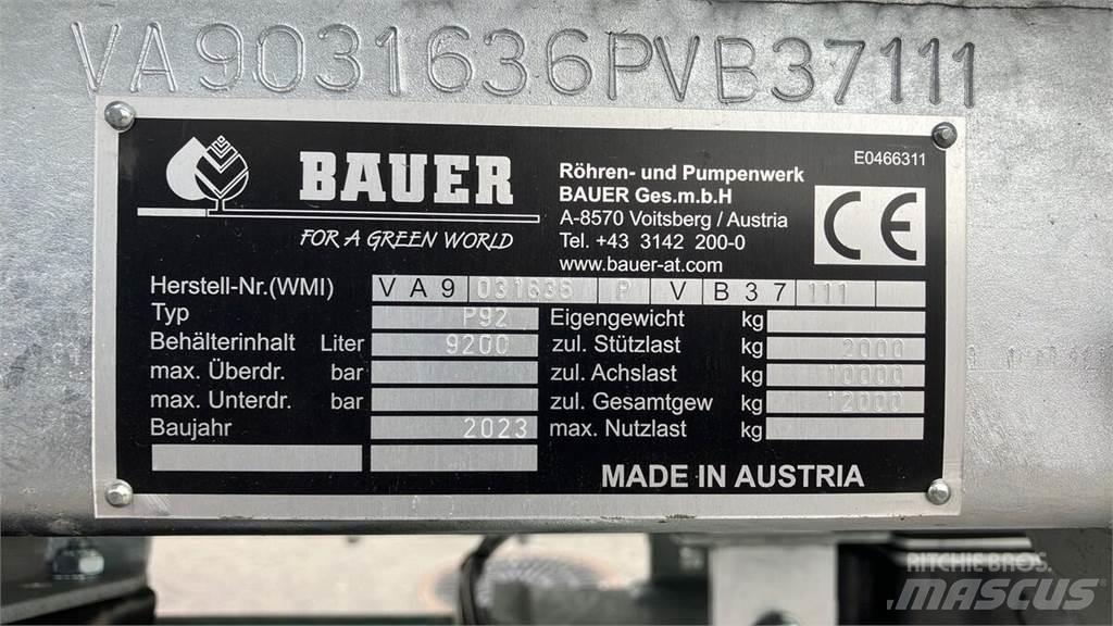 Bauer P 92 Kalové cisterny