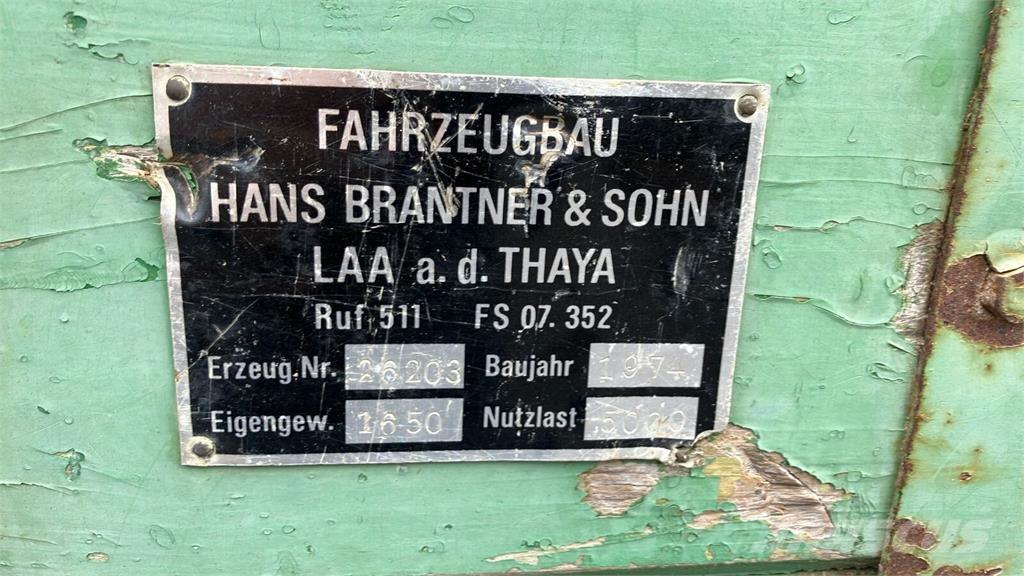 Brantner 5 Tonnen Sklápěcí přívěs