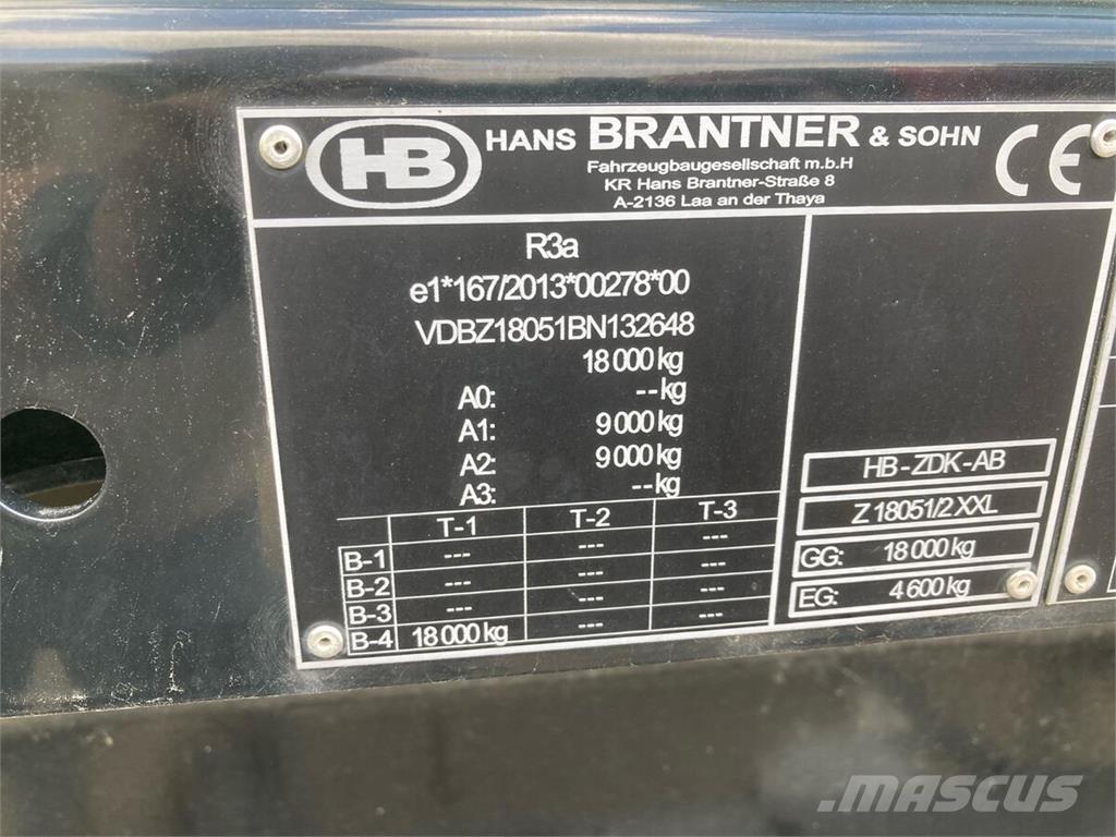 Brantner Z18051/2X Sklápěcí přívěs