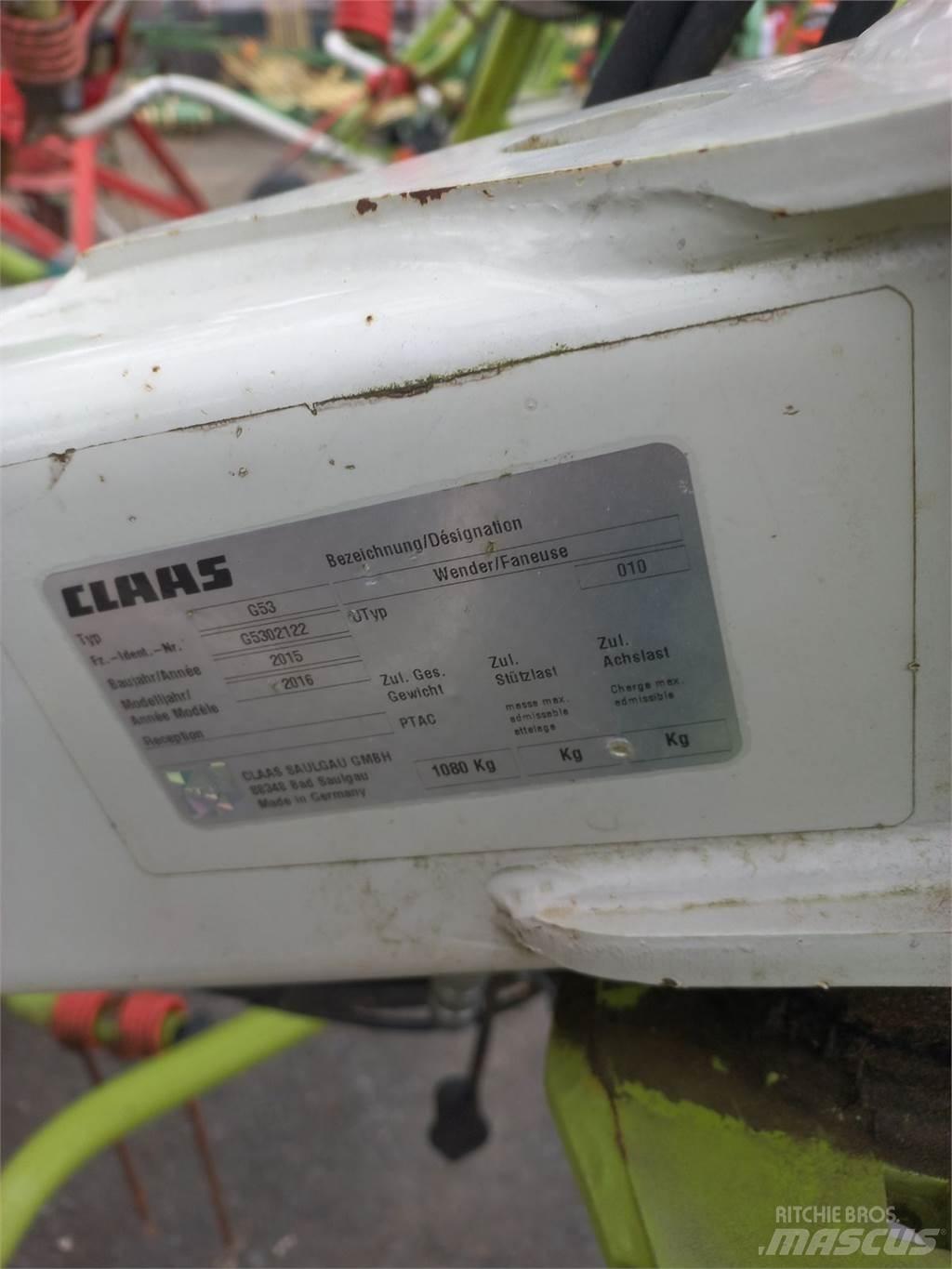 CLAAS Volto 800 Obraceče a shrabovače sena