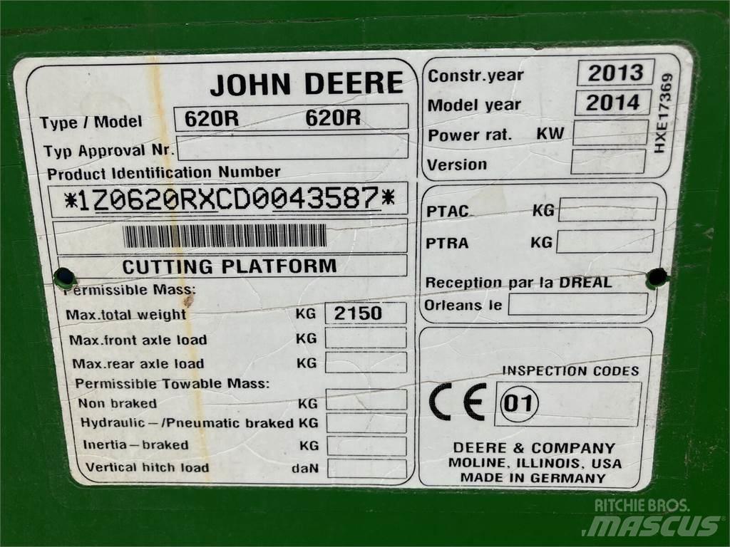 John Deere 620R Příslušenství a náhradní díly ke kombajnům