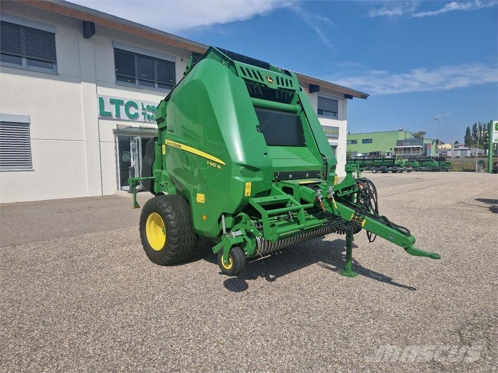 John Deere V461M Lis na válcové balíky