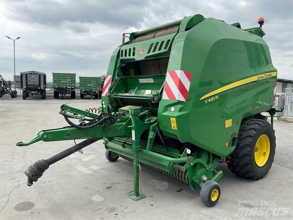 John Deere V461R Lis na válcové balíky