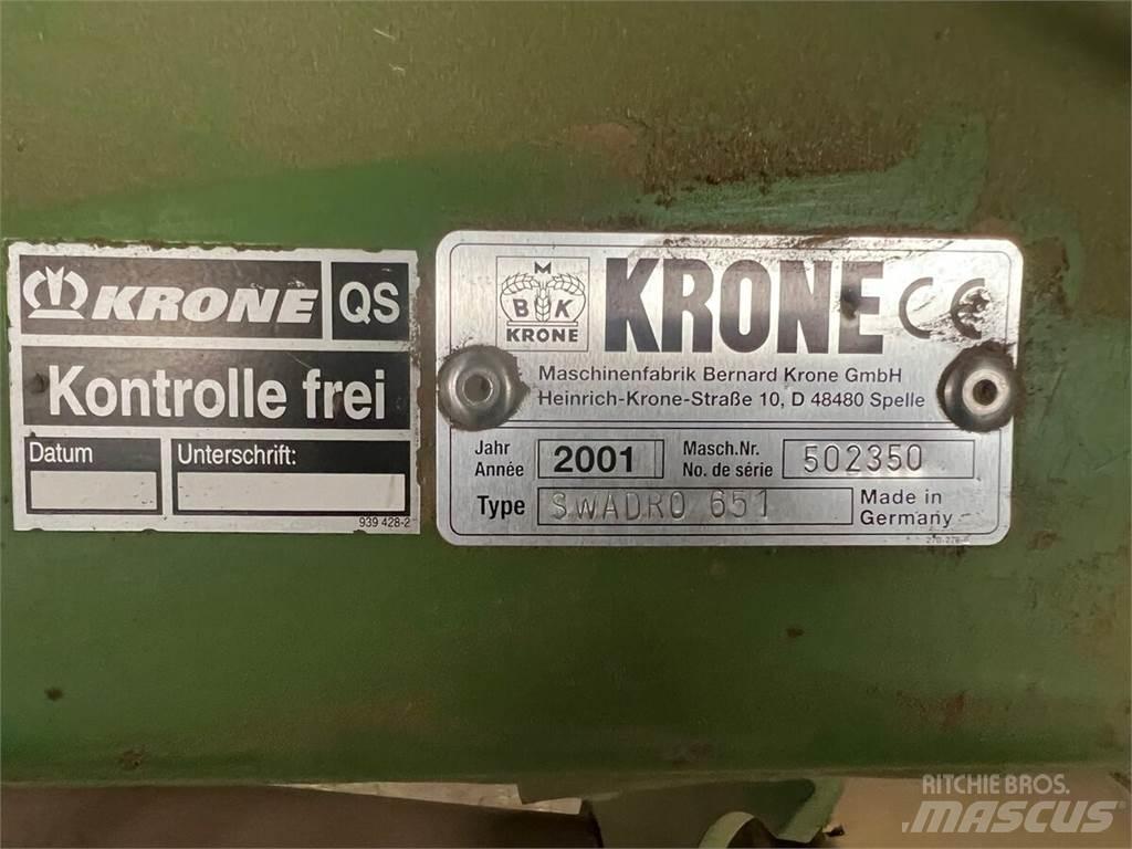 Krone Swadro 651 Řádkovací žací stroje