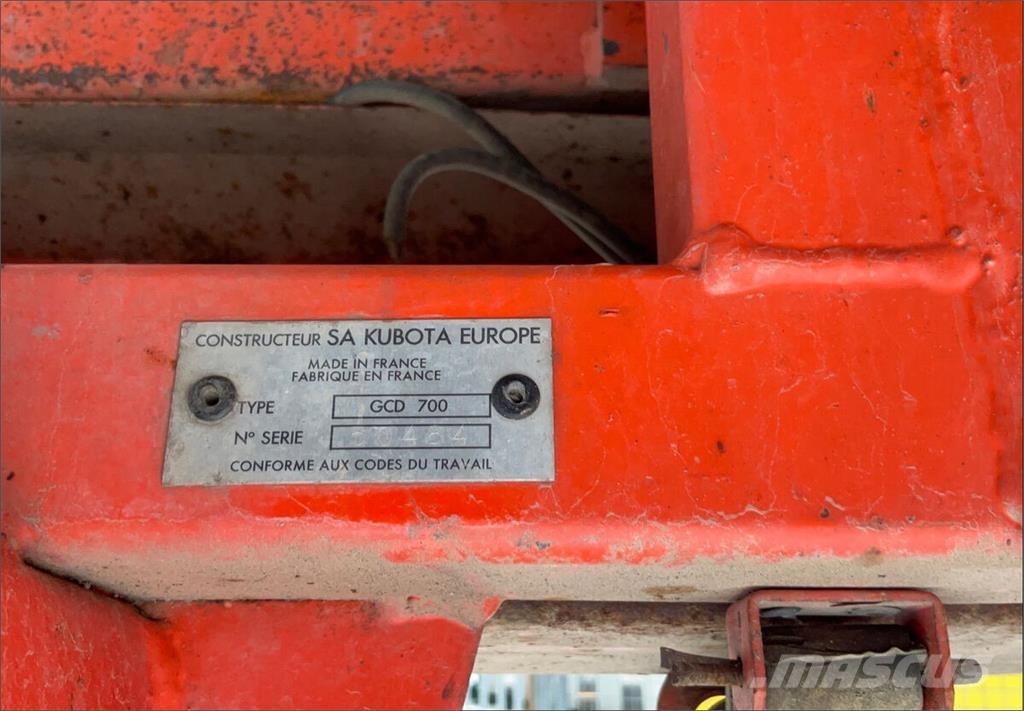 Kubota GCD 700 Komunální technika - ostatní
