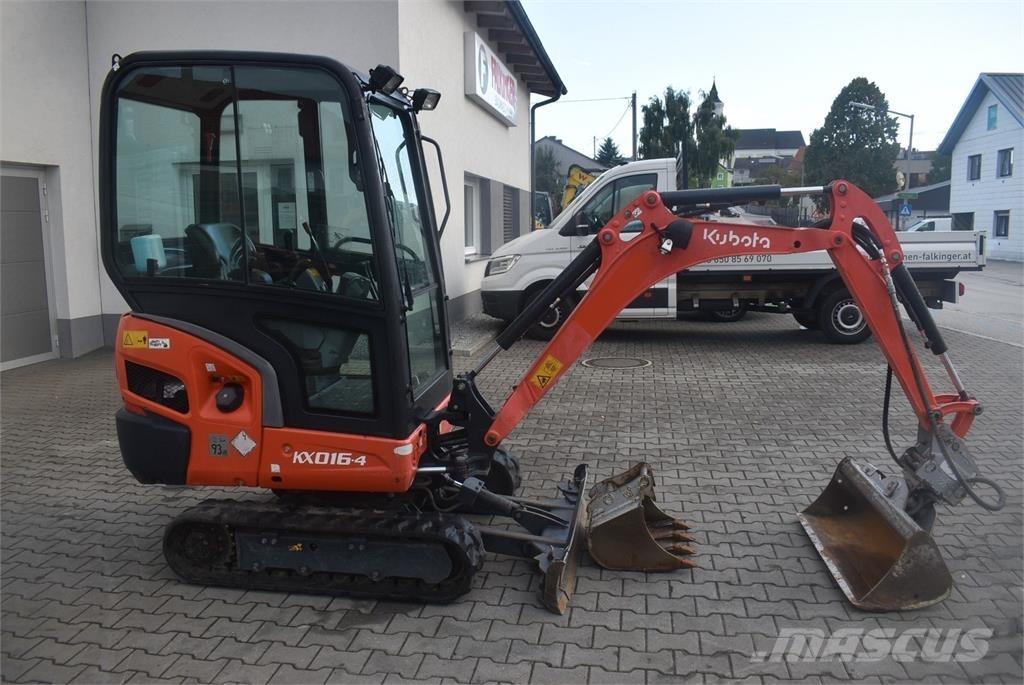 Kubota KX016-4 Mini rýpadla < 7t