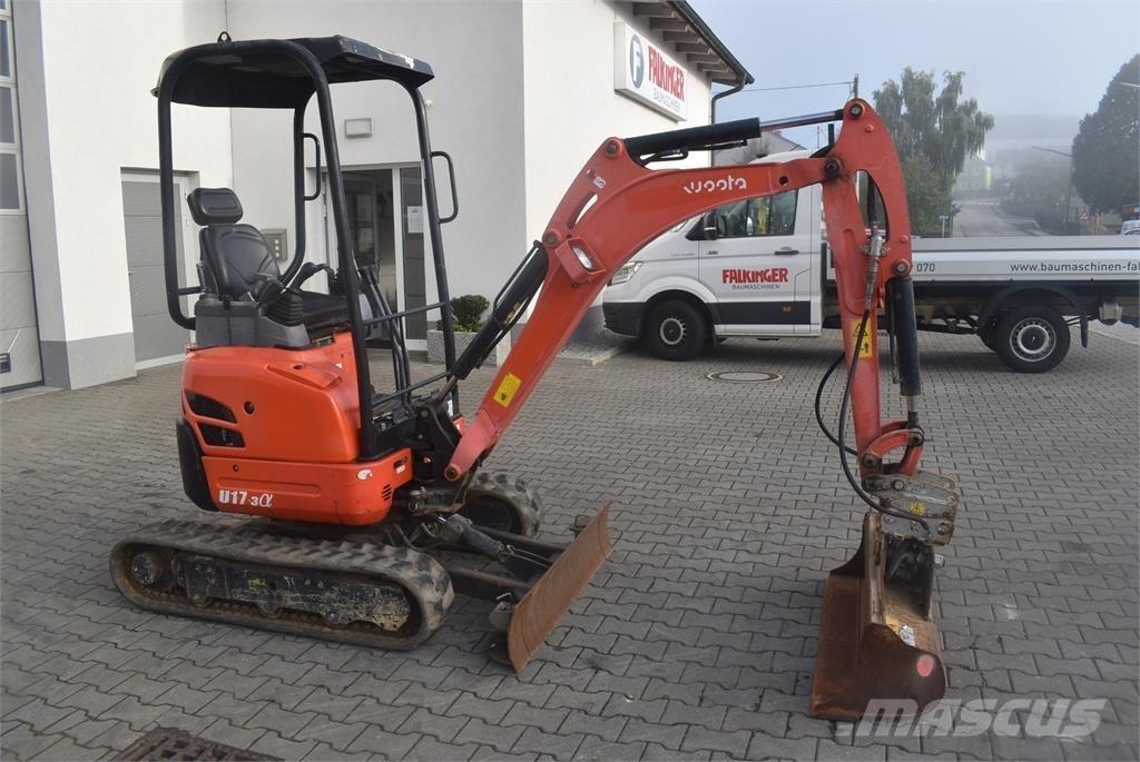 Kubota U17-3a Mini rýpadla < 7t