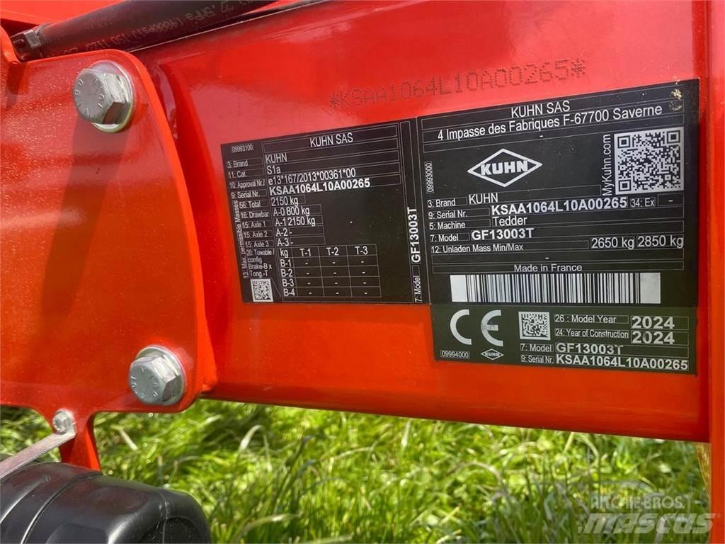 Kuhn GF13003 T Obraceče a shrabovače sena