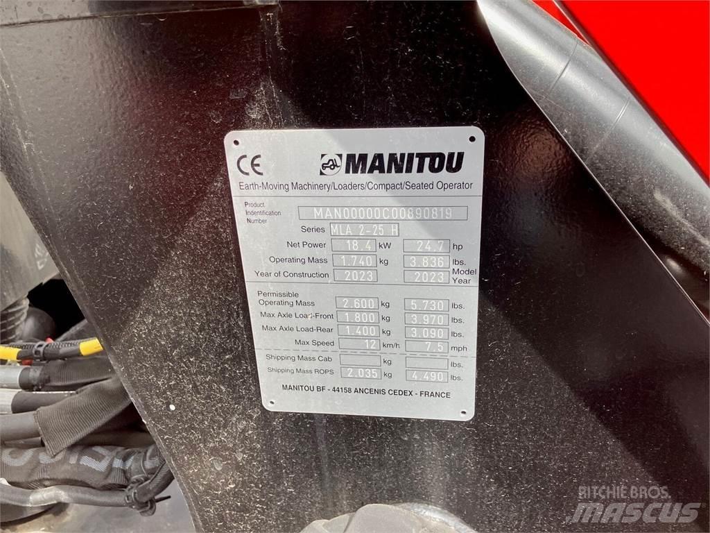 Manitou MLA2-25 Čelní nakladače a rypadla