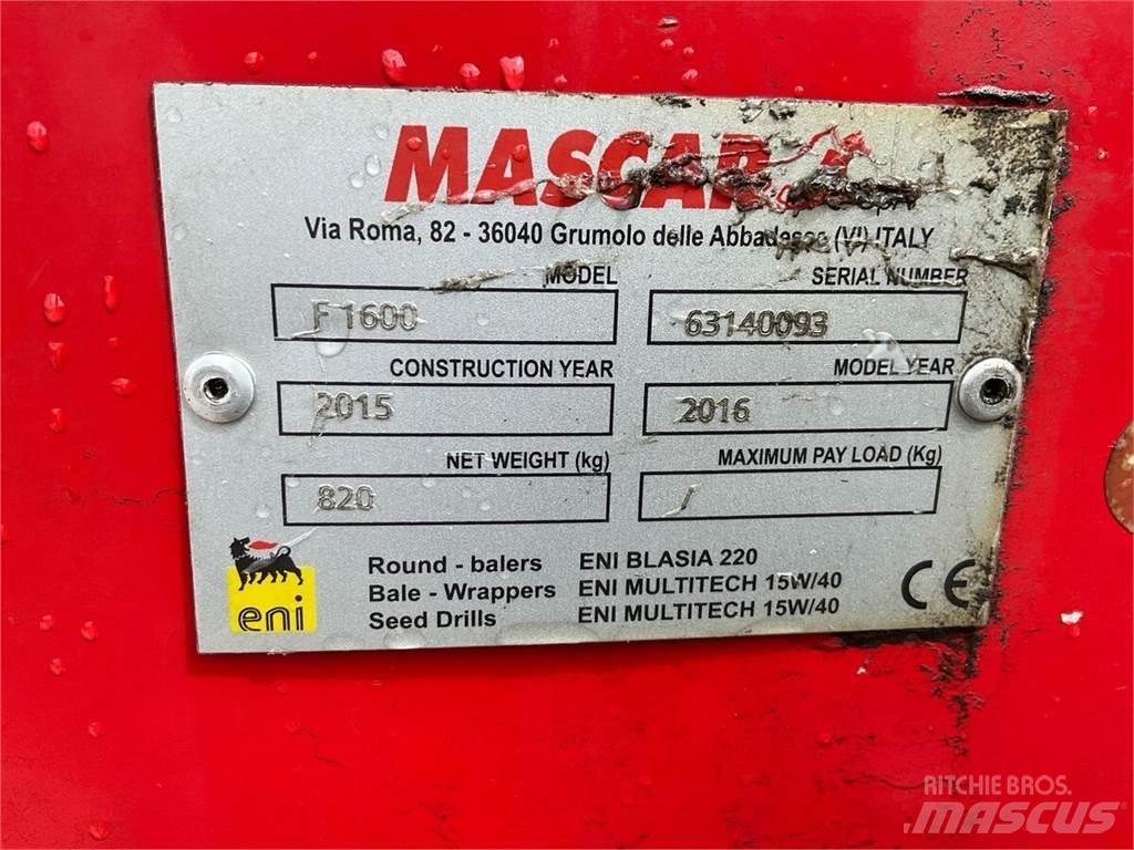 Mascar F1600 Stroje na sklizeň pícnin-příslušenství
