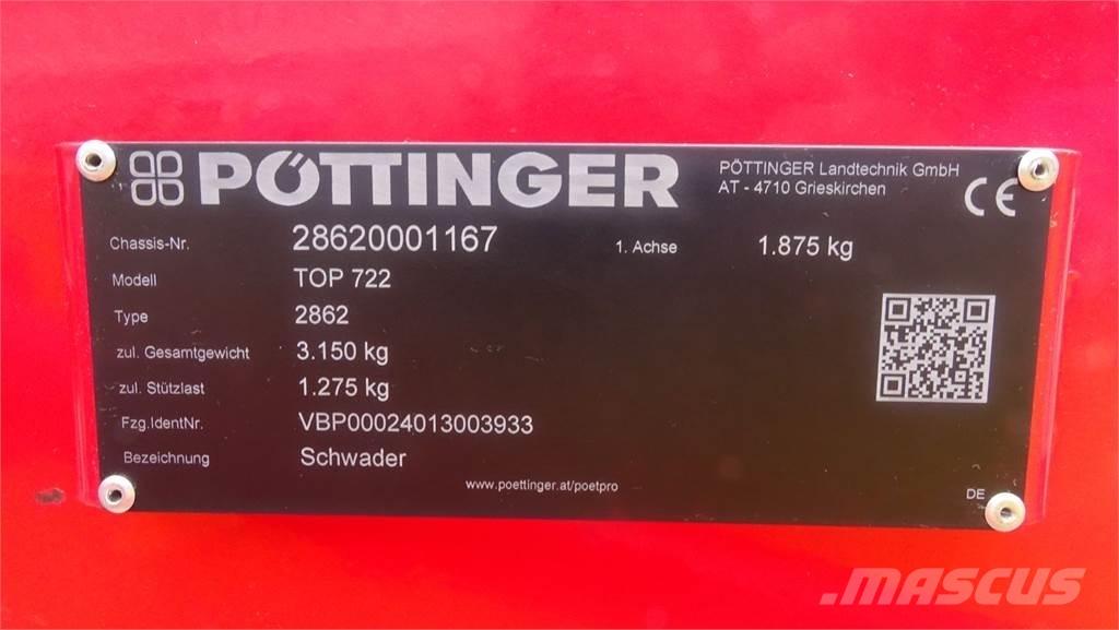 Pöttinger TOP 722 Řádkovací žací stroje