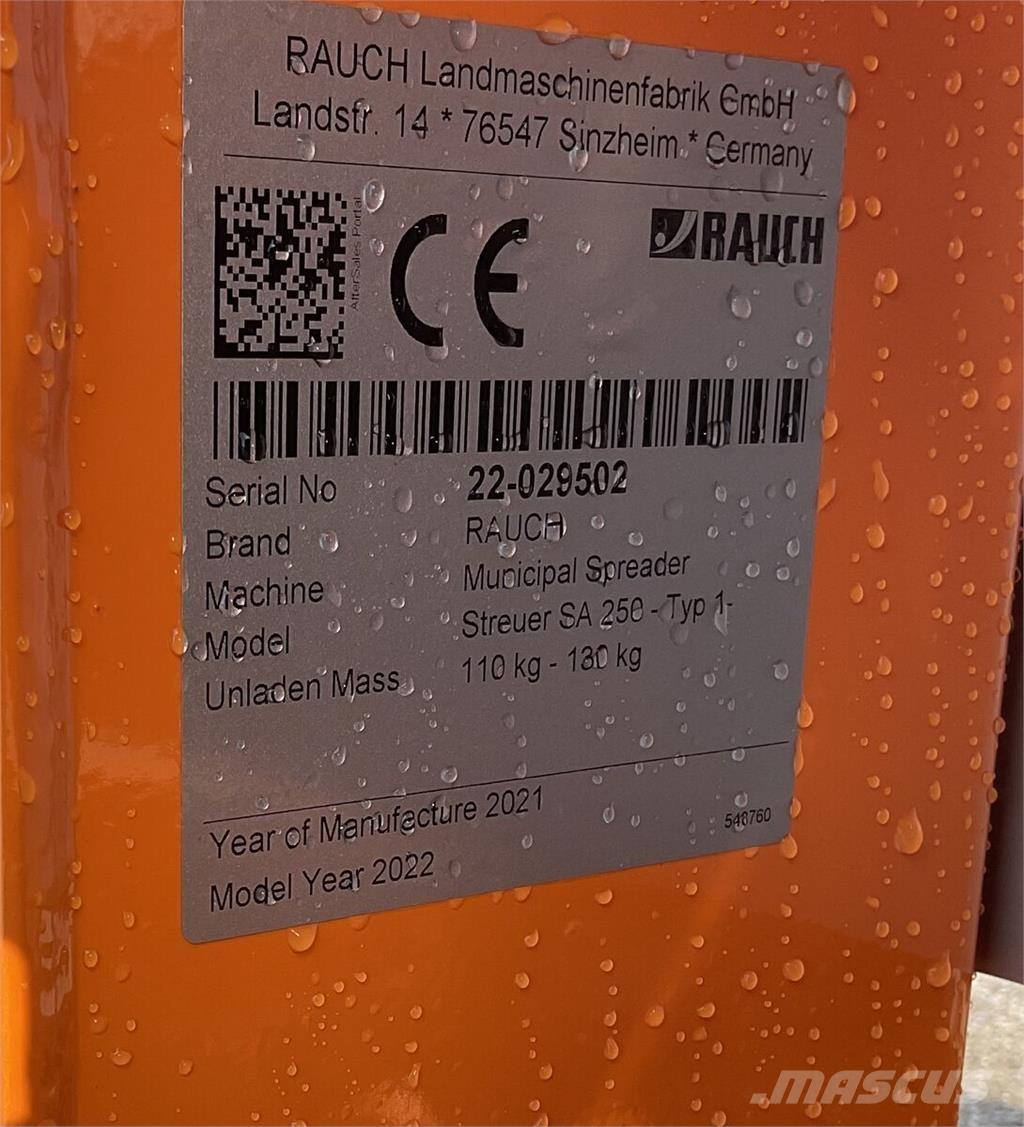 Rauch SA 250 Komunální technika - ostatní