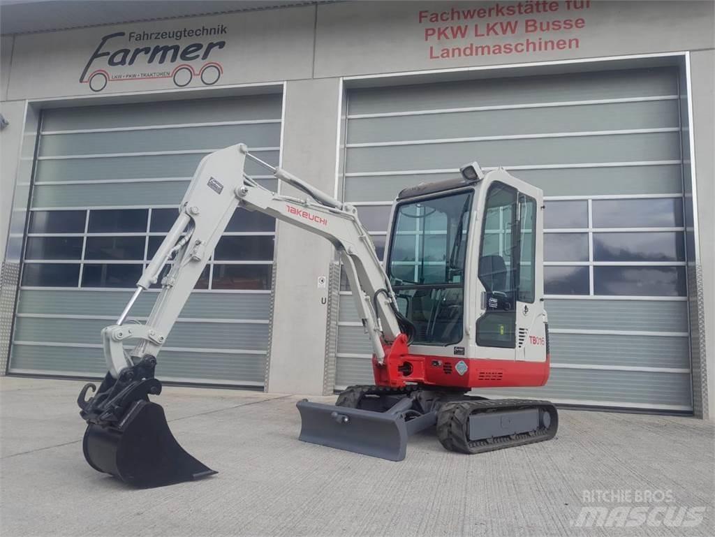 Takeuchi TB016 Mini rýpadla < 7t
