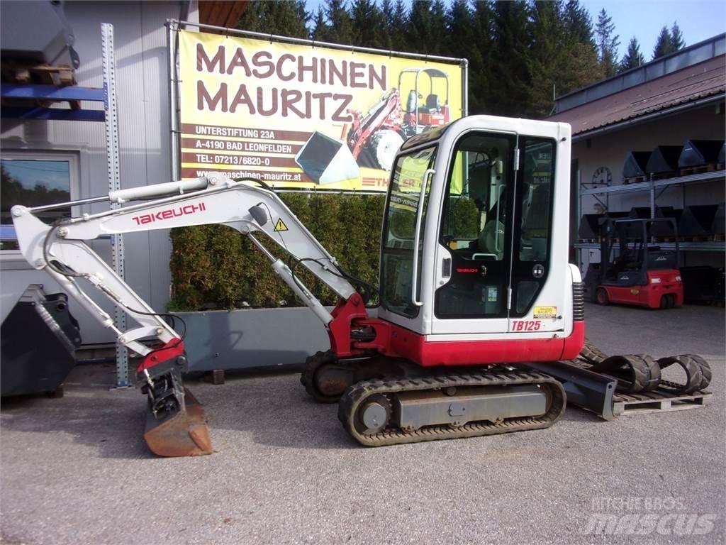 Takeuchi TB125 Mini rýpadla < 7t