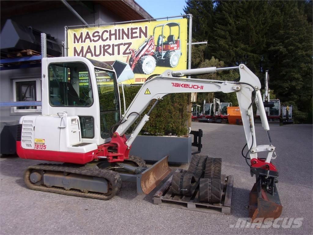 Takeuchi TB125 Mini rýpadla < 7t