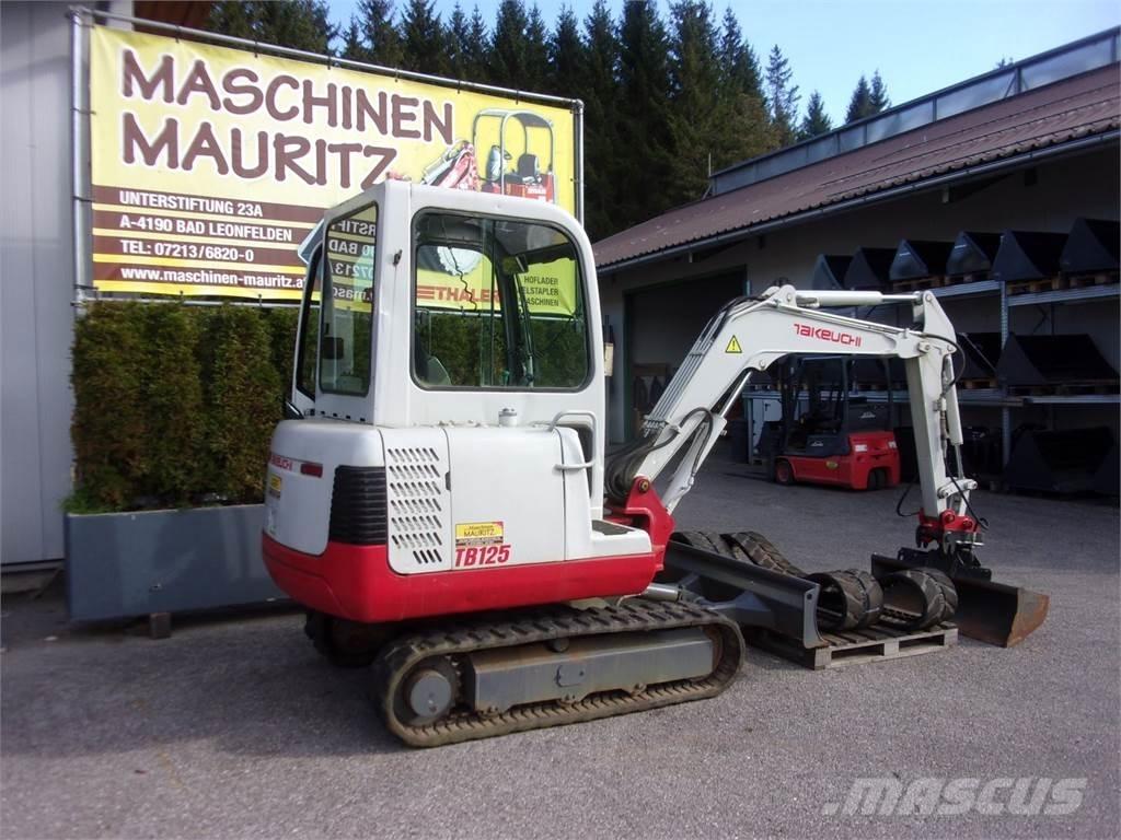 Takeuchi TB125 Mini rýpadla < 7t
