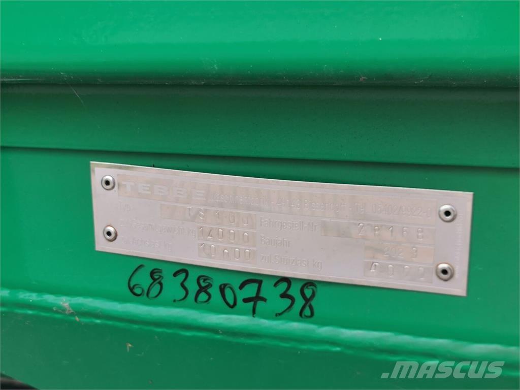 Tebbe TS 100 Rozmetadla chlévské mrvy