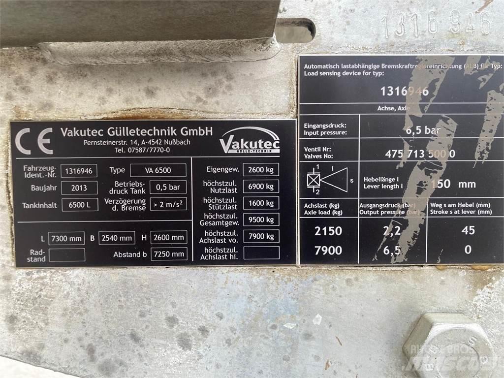  Vakutec VA 6500 Kalové cisterny