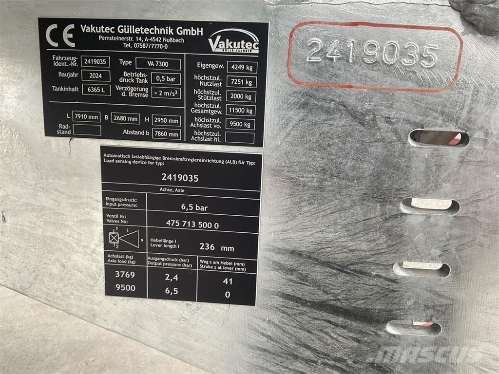  Vakutec VA 7300 Kalové cisterny