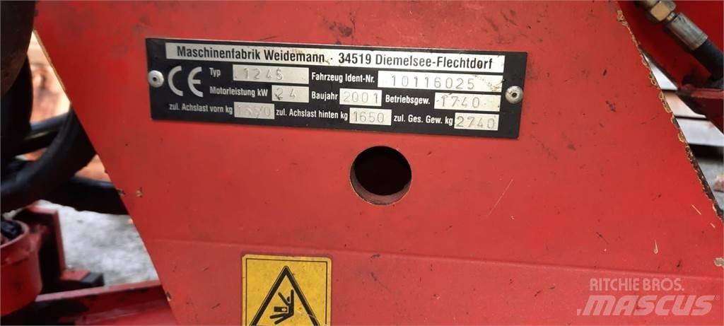 Weidemann 1245 Čelní nakladače a rypadla