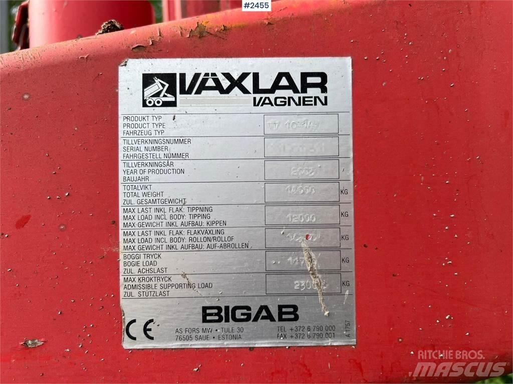 Bigab VV 10-14 Ramenové kontejnerové přívěsy